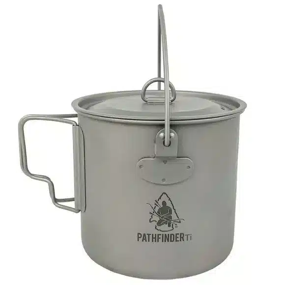 Pathfinder 1100ML Titanium Bush Pot Pathfinder 1100ML Titanium Bush Pot