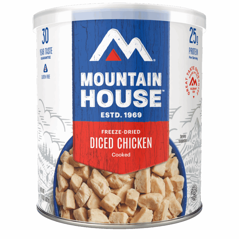 30142-MH-DicedChicken-Frnt MOUNTAIN HOUSE #10 CAN