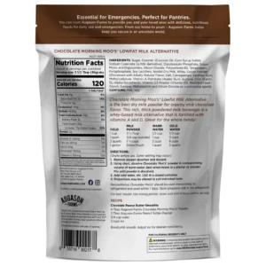 Augason Farms Morning Moo Chocolate Milk Alternative Pouch