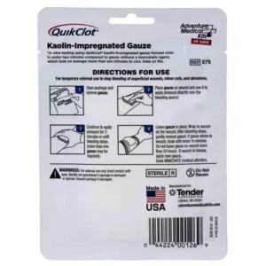 QuikClot Gauze 3" x 4'