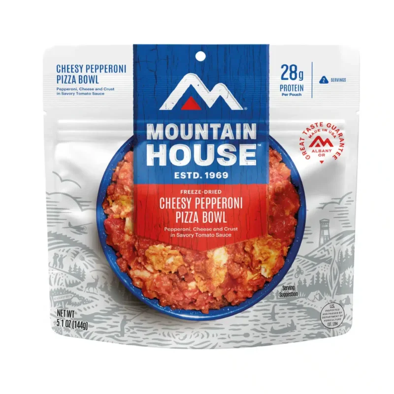 Mountain House Cheesy Pepperoni Pizza Bowl Mountain House Cheesy Pepperoni Pizza Bowl