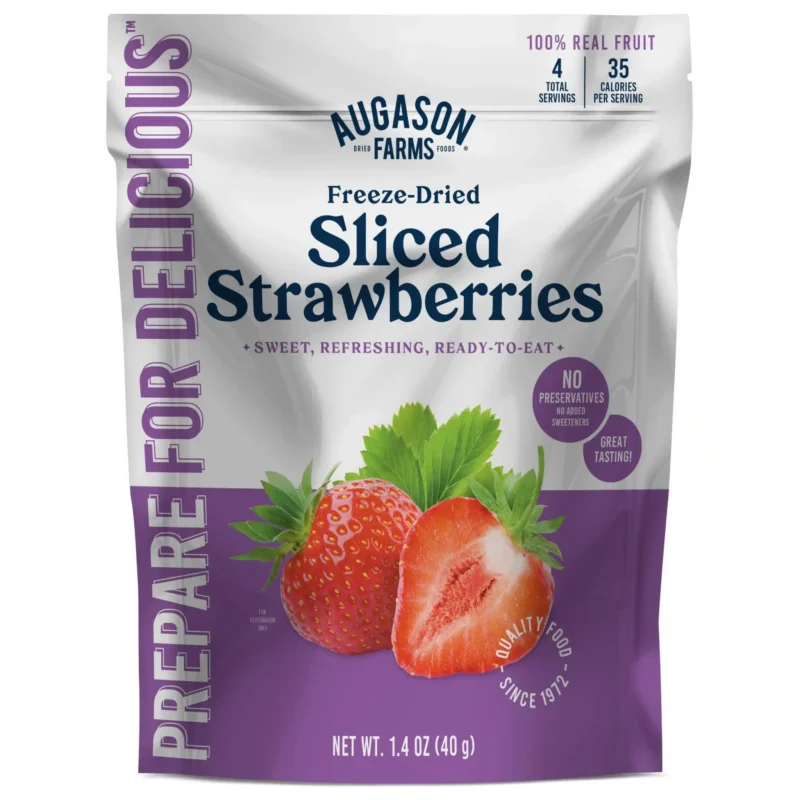 Augason Farms Freeze-Dried Strawberries – 1.4 oz Emergency Fruit Pouch Augason Farms Freeze-Dried Strawberries – 1.4 oz Emergency Fruit Pouch