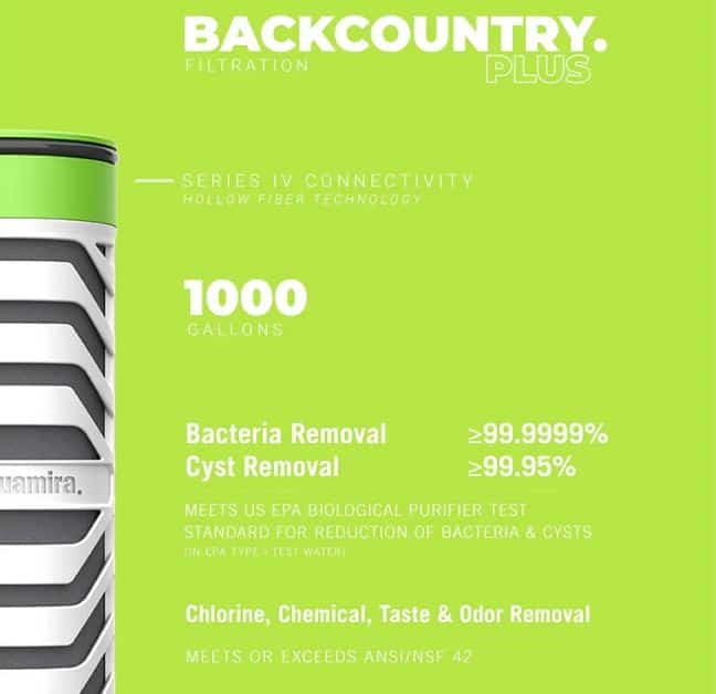 Backcountry Plus Filter Aquamira Backcountry Plus Filter