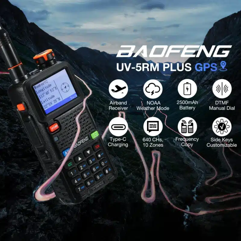 Baofeng UV-5RM PLUS GPSd Baofeng UV-5RM PLUS GPS