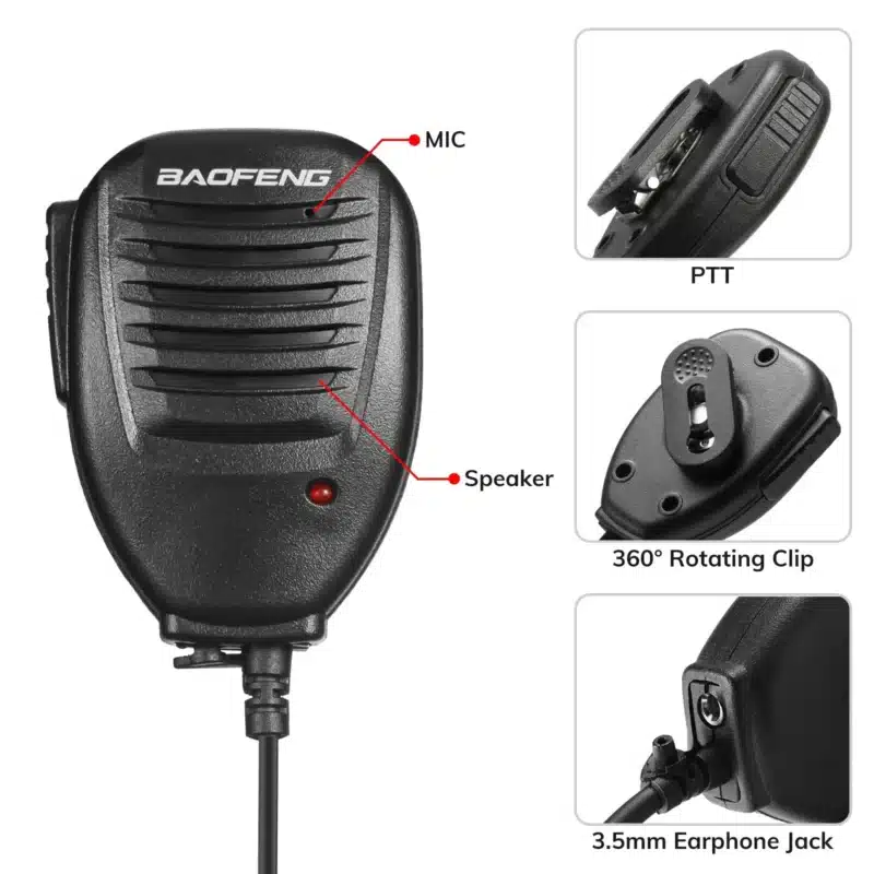 Baofeng UV-9G Waterproof Speaker Mic1 Baofeng UV-9G Waterproof Speaker Mic
