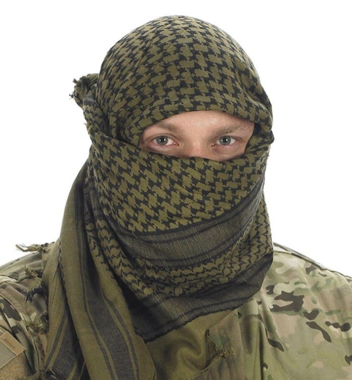 Camcon® Shemagh - Olive-Black1 Camcon® Shemagh - Olive-Black
