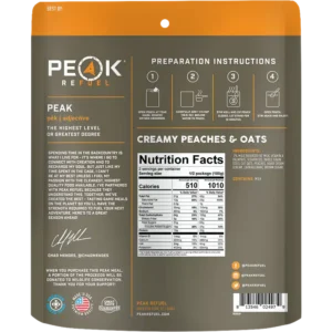 Peak Refuel Creamy Peaches and Oats