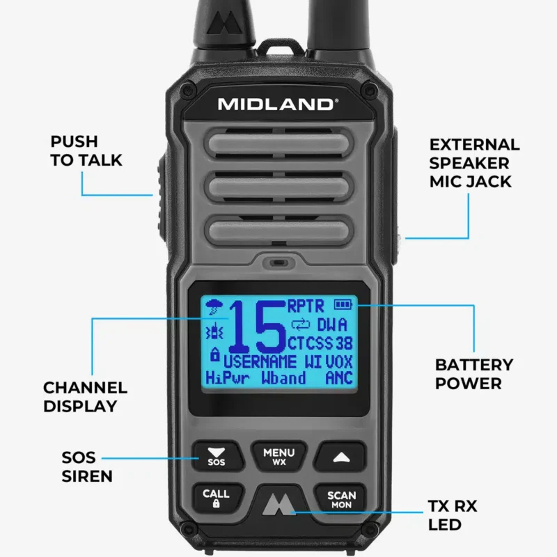 Midland GXT67 PRO GMRSd Midland GXT67 PRO GMRS