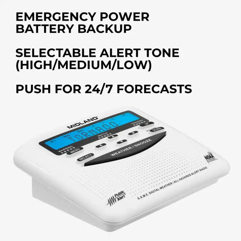 Midland WR120 NOAA Weather and Emergency Alert Radio3 Midland WR120 NOAA Weather and Emergency Alert Radio