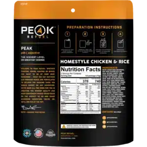 Peak Refuel Homestyle Chicken - Rice