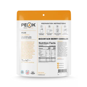 Peak Refuel Mountain Berry Cobbler