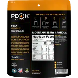 Peak Refuel Mountain Berry Granola