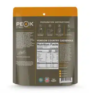 Peak Refuel Venison Country Casserole