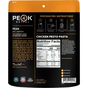 Peak Refuel Chicken Pesto Pasta