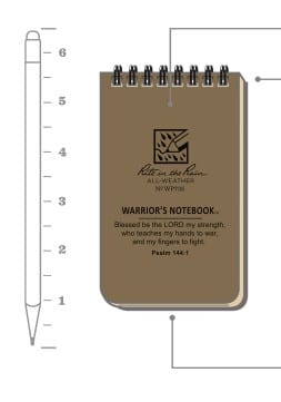 Rite in the Rain® 3x5 Warrior's Notebook