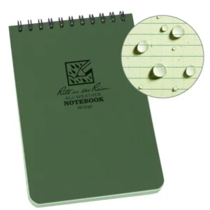 Rite in the Rain® 4x6 Top Spiral Notebook - GRN