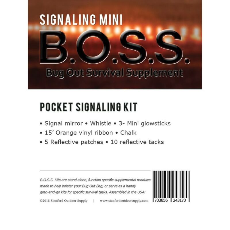 SOS B.O.S.S. Pocket Signaling Kit2 SOS B.O.S.S. Pocket Signaling Kit