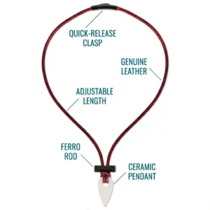 Wazoo Spark Necklace black zirconia