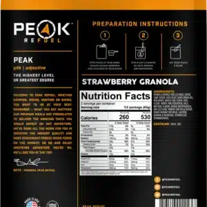 Peak Refuel Strawberry Granola