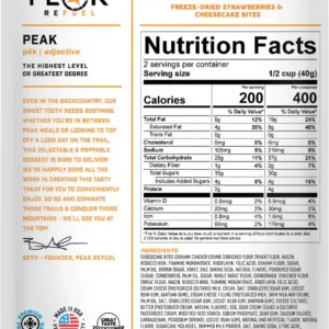 Peak Refuel Strawberry Cheesecake Bites