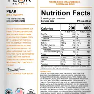 Peak Refuel Strawberry Cheesecake Bites