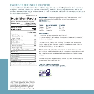 Augason Farms Whole Egg Powder