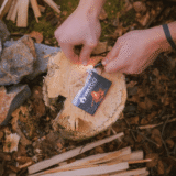 FireCard shavings are highly flammable