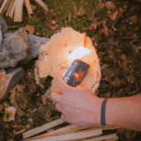 FireCard starting a fire