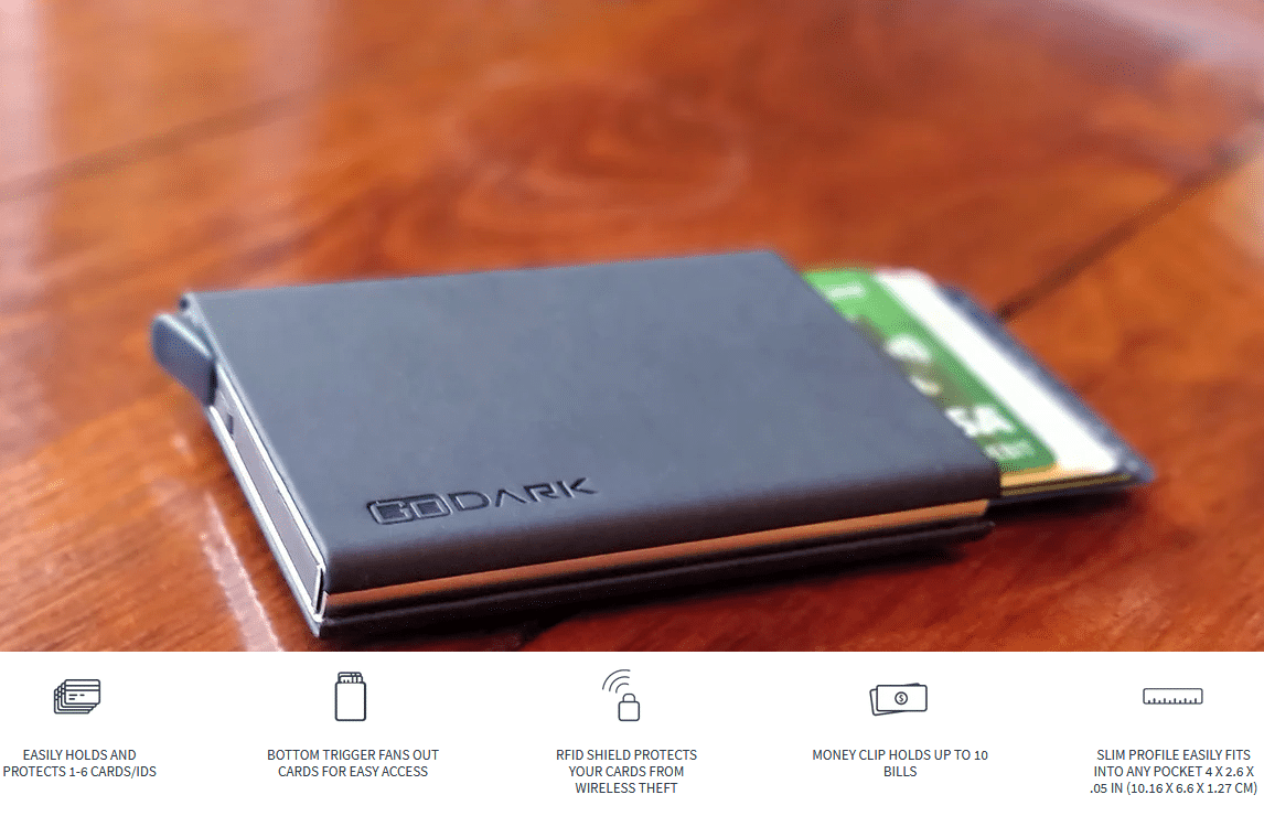 RFID Travel Wallet from Go Dark