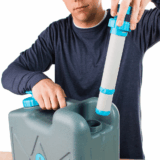 HydroBlue Jerry Can Water Filters Being Installed