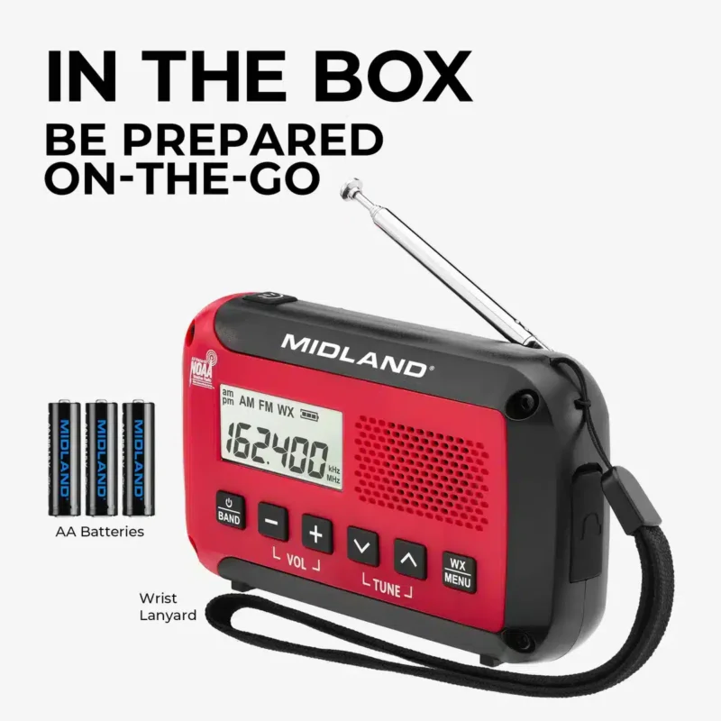 Midland ER10 Portable Emergency Weather Alert Radio4 Midland ER10 Portable Emergency Weather Alert Radio