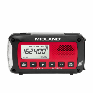 Midland ER40 Portable Emergency Weather Alert Crank Radio