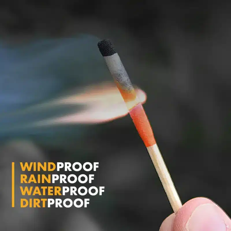 UCO Waterproof Match Kit Matches are Windproof, Rainproof, Waterproof, Dirtproof
