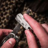 Viking Spark sharpening a saw blade